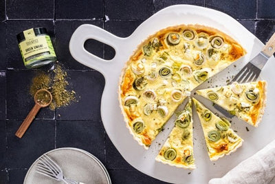 Quiche aux poireaux à l'Umami Vert