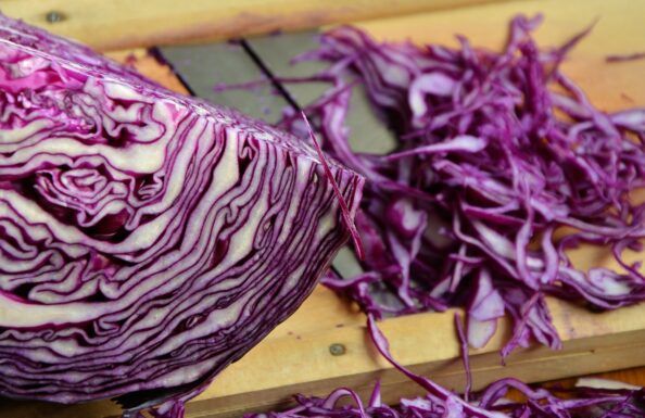 Rotkohl (Blaukraut) bereit zum würzen