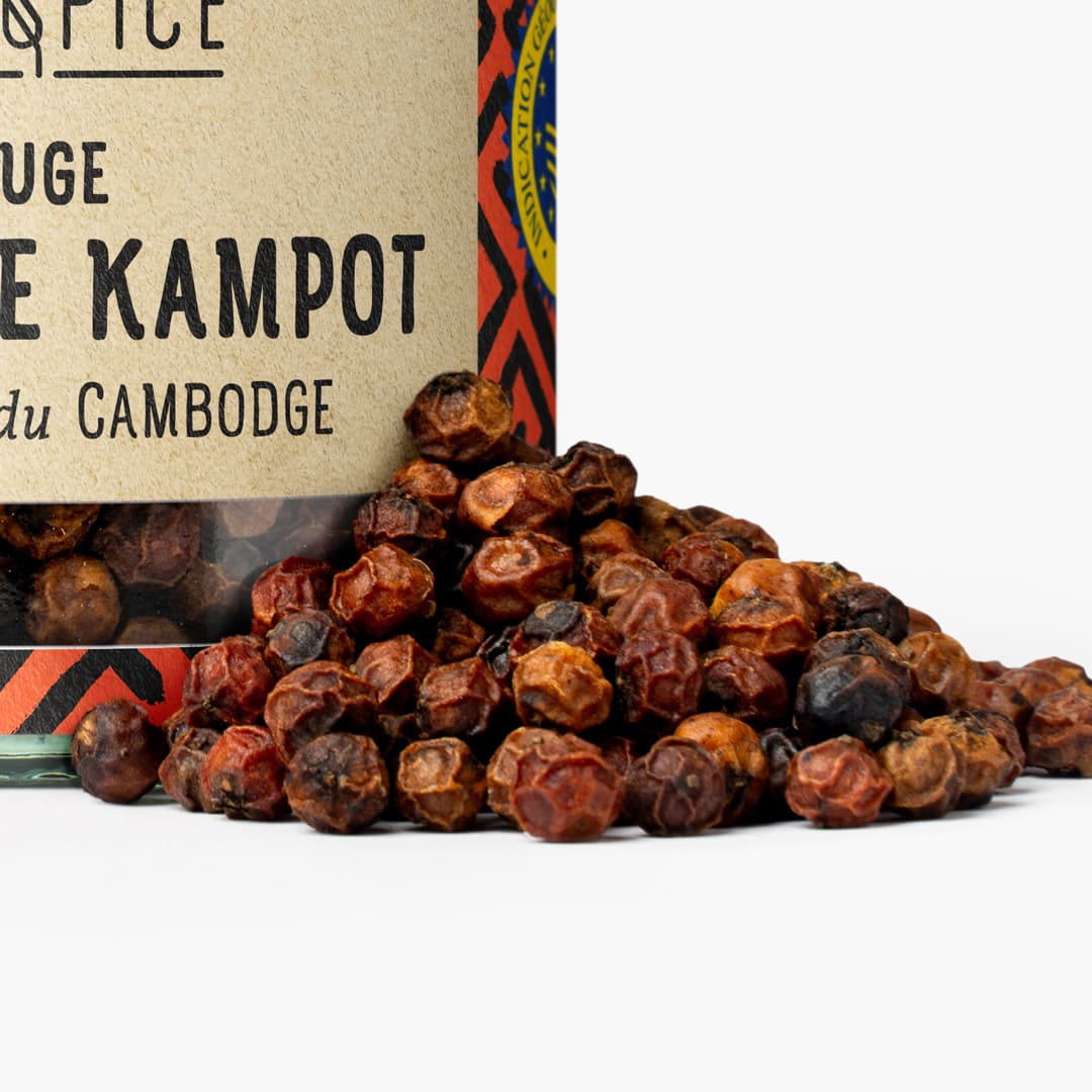 Poivre de Kampot rouge