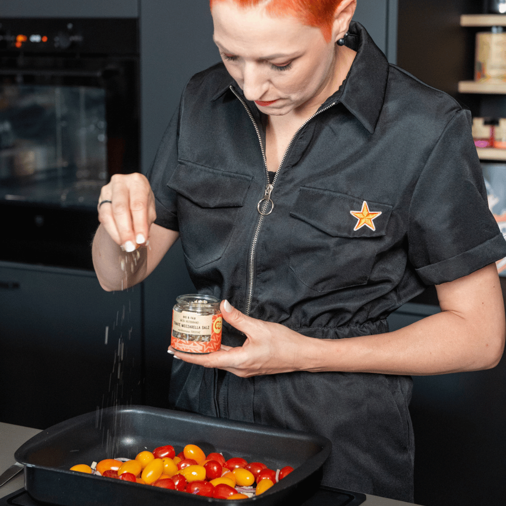 Tomate-Mozzarella-Salz